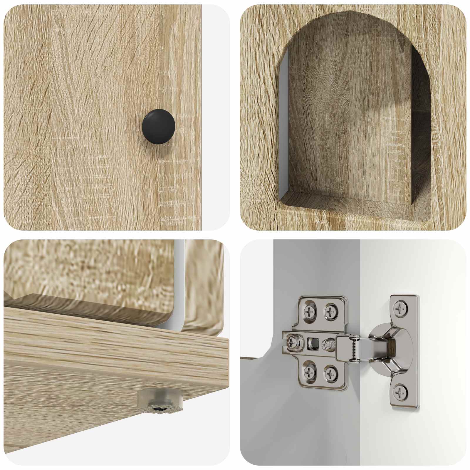 Casa pentru pisici Sonoma 85 x 55 x 50,5 cm Lemn compozit [9]