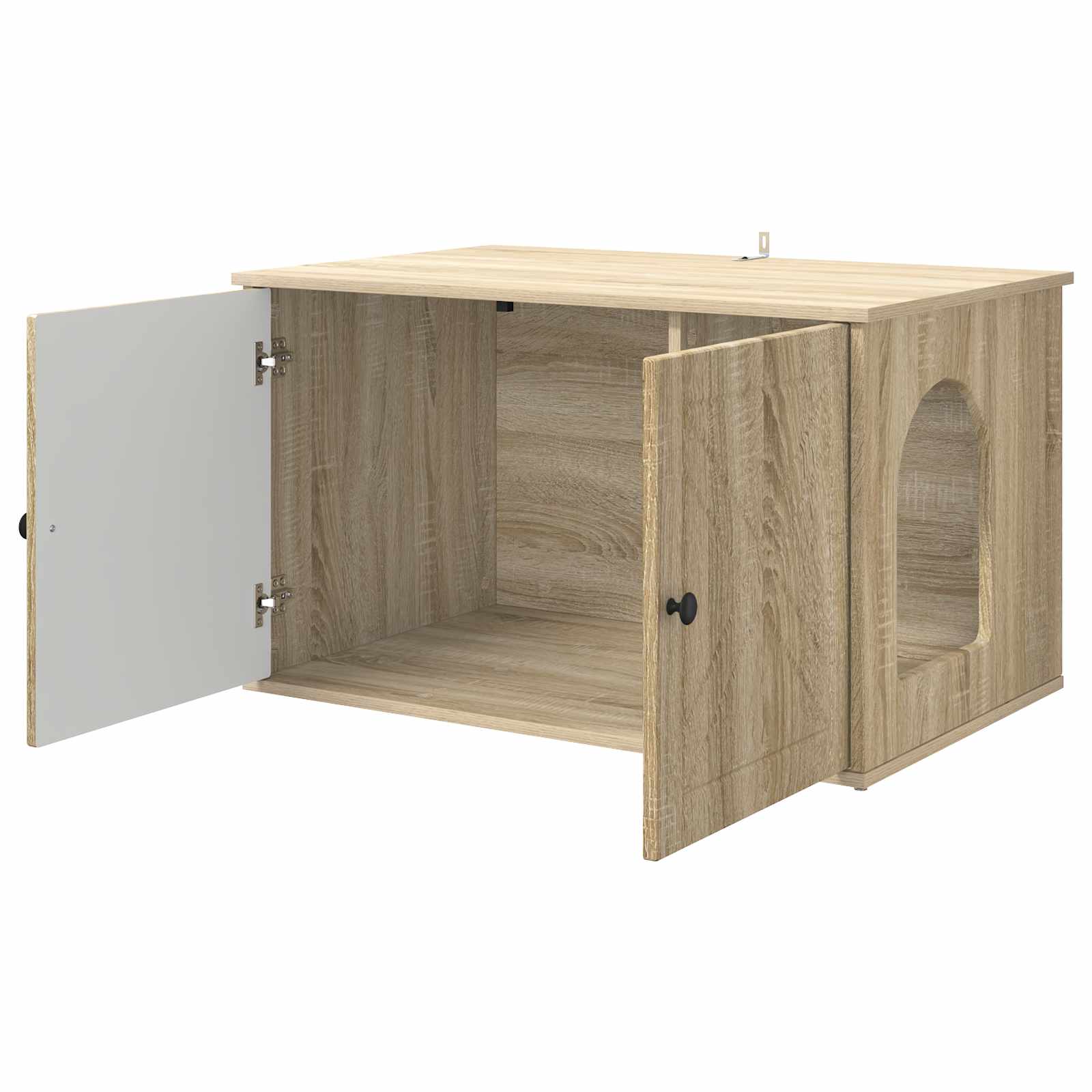 Casa pentru pisici Sonoma 85 x 55 x 50,5 cm Lemn compozit [4]