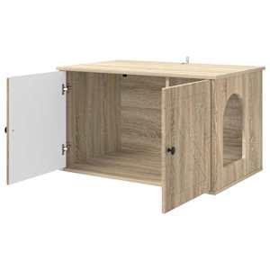 Kočičí dům Sonoma 85 x 55 x 50,5 cm kompozitní dřevo - obrázek 5