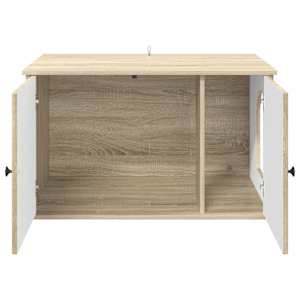 Kočičí dům Sonoma 85 x 55 x 50,5 cm kompozitní dřevo - obrázek 6