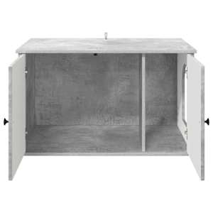 Kočičí dům Beton 85 x 55 x 50 cm kompozitní dřevo - obrázek 6