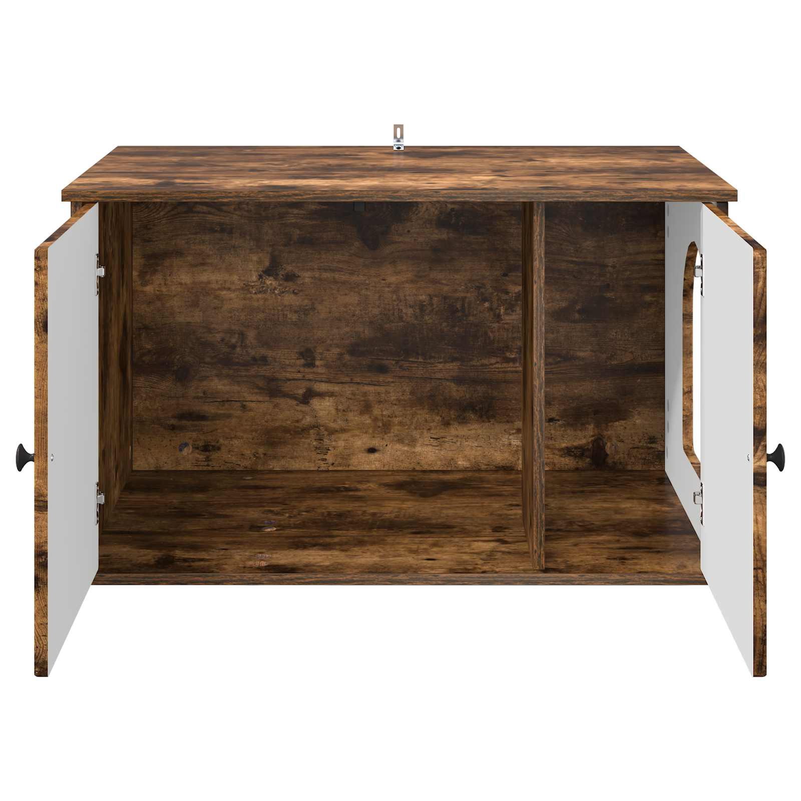 Casa pentru pisici Stejar fumuriu 85 x 55 x 50 cm Lemn compozit [5]