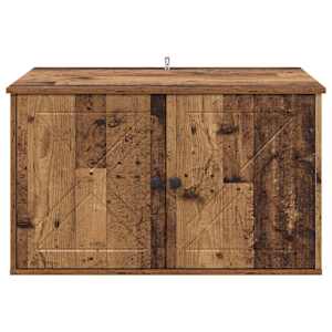Kočičí dům Staré dřevo 85 x 55 x 50 cm kompozitní dřevo - obrázek 7