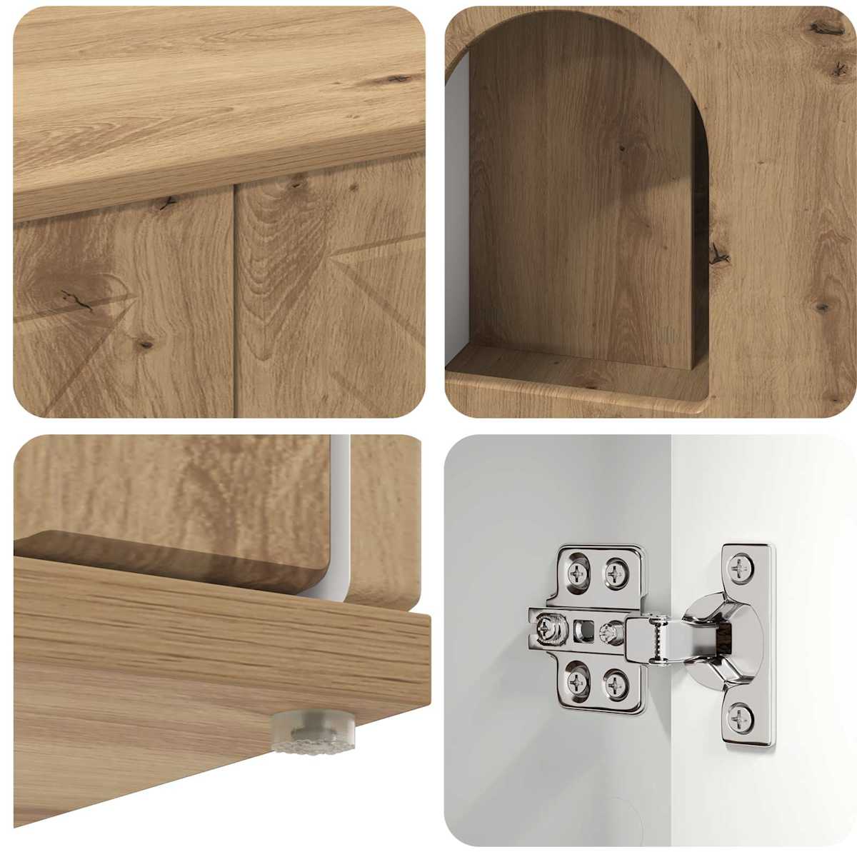 Kat Hus 85 x 55 x 50,5 cm Konstrueret træ - Billede 10