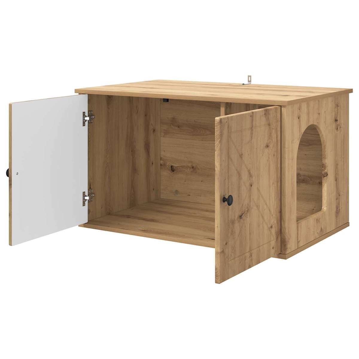 Kat Hus 85 x 55 x 50,5 cm Konstrueret træ - Billede 5
