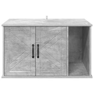 Kočičí dům Beton 85 x 55 x 50 cm kompozitní dřevo - obrázek 6