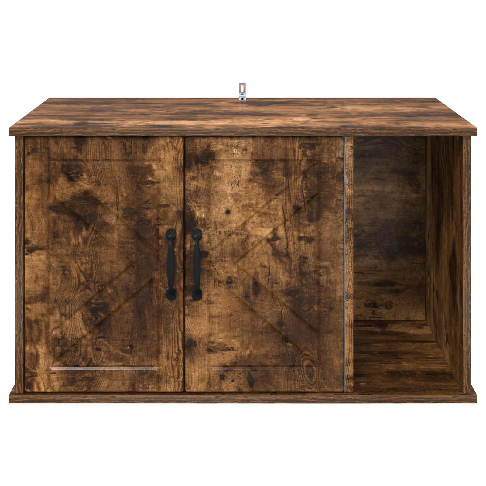 Kattenhuis Gerookt eiken 85 x 55 x 50 cm Bewerkt hout image 6