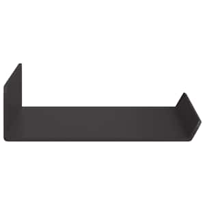 Plovoucí police Nástěnný 3 pcs Černý 40 x 9 x 2,5 cm Ocel - obrázek 6