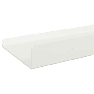 Plovoucí police Nástěnný 3 pcs Bílý 40 x 9 x 2,5 cm Ocel - obrázek 7