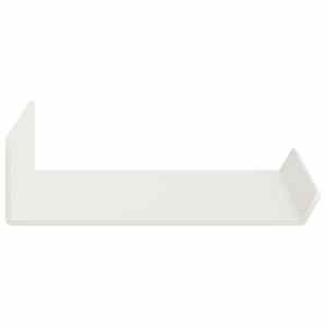 Plovoucí police Nástěnný 3 pcs Bílý 40 x 9 x 2,5 cm Ocel - obrázek 6