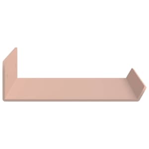 Plovoucí police Nástěnný 2 pcs Růžová 30 x 9 x 2,5 cm Ocel - obrázek 6