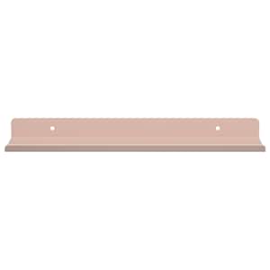 Plovoucí police Nástěnný 4 pcs Růžová 30 x 9 x 2,5 cm Ocel - obrázek 5