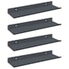 vidaXL Ujuv riiul 4 tk Antratsiit 30 x 9 x 2,5 cm Teras