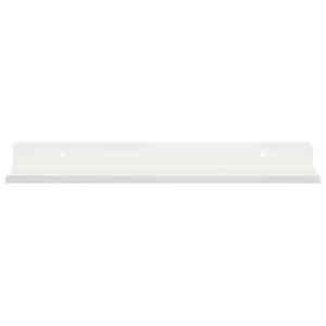 Plovoucí police Nástěnný 2 pcs Bílý 30 x 9 x 2,5 cm Ocel - obrázek 5