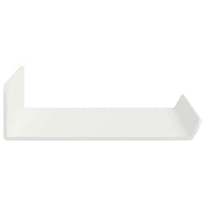 Plovoucí police Nástěnný 2 pcs Bílý 30 x 9 x 2,5 cm Ocel - obrázek 6