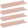 vidaXL Ujuv riiul 4 tk Roosa 40 x 8,5 x 2,5 cm Teras