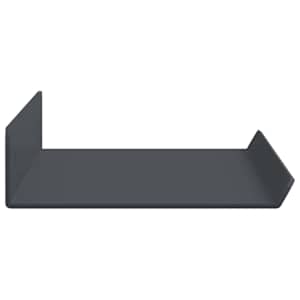 Plovoucí police Nástěnný 2 pcs Antracit 40 x 9 x 2,5 cm Ocel - obrázek 6