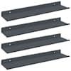 vidaXL Ujuv riiul 4 tk Antratsiit 40 x 8,5 x 2,5 cm Teras