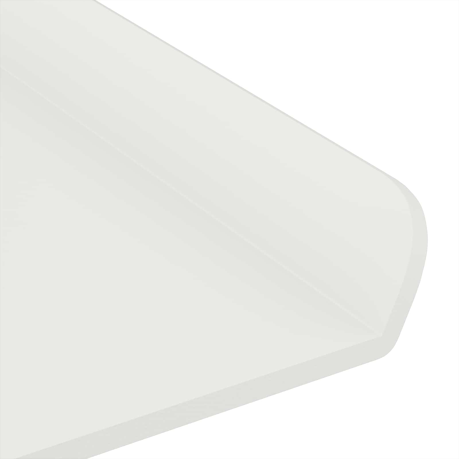 Ležeča polica 2 pcs Bela 40 x 9 x 2,5 cm Jeklo - slika 9