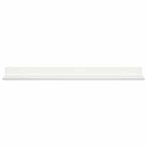 Plovoucí police Nástěnný 2 pcs Bílý 40 x 9 x 2,5 cm Ocel - obrázek 5