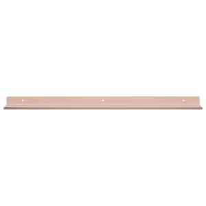 Plovoucí police Nástěnný 2 pcs Růžová 60 x 9 x 2,5 cm Ocel - obrázek 5