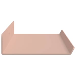 Plovoucí police Nástěnný 2 pcs Růžová 60 x 9 x 2,5 cm Ocel - obrázek 6