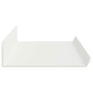 Plovoucí police Nástěnný 2 pcs Bílý 60 x 9 x 2,5 cm Ocel - obrázek 6