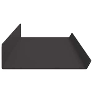Plovoucí police Nástěnný 2 pcs Černý 80 x 9 x 2,5 cm Ocel - obrázek 6