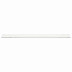 Plovoucí police Nástěnný 2 pcs Bílý 80 x 9 x 2,5 cm Ocel - obrázek 5