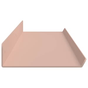 Plovoucí police Nástěnný 2 pcs Růžová 100 x 9 x 2,5 cm Ocel - obrázek 6
