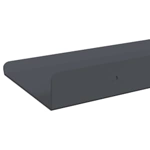 Plovoucí police Nástěnný 2 pcs Antracit 100 x 9 x 2,5 cm Ocel - obrázek 7