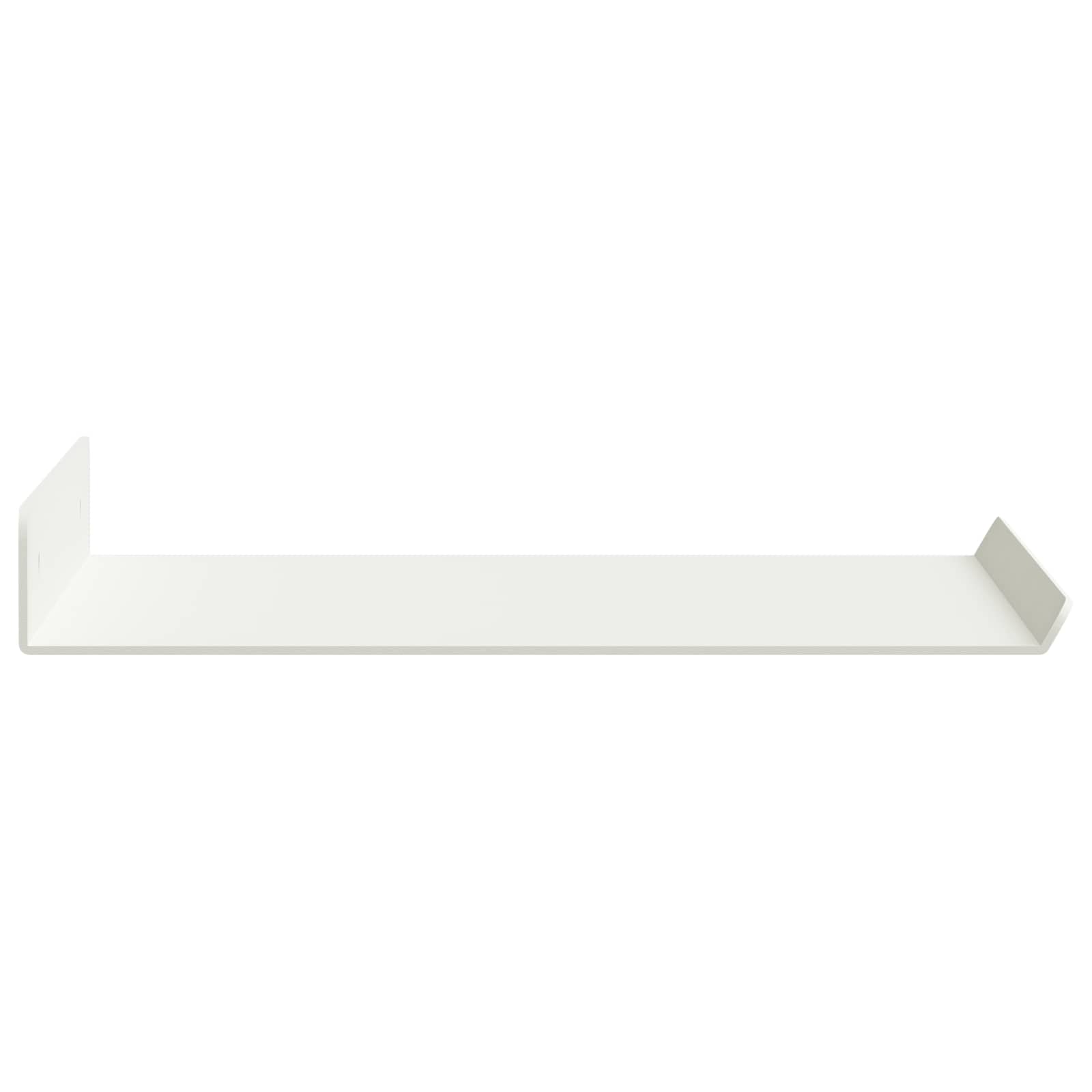 Ležeča polica 2 pcs Bela 30 x 18 x 2,5 cm Jeklo - slika 6