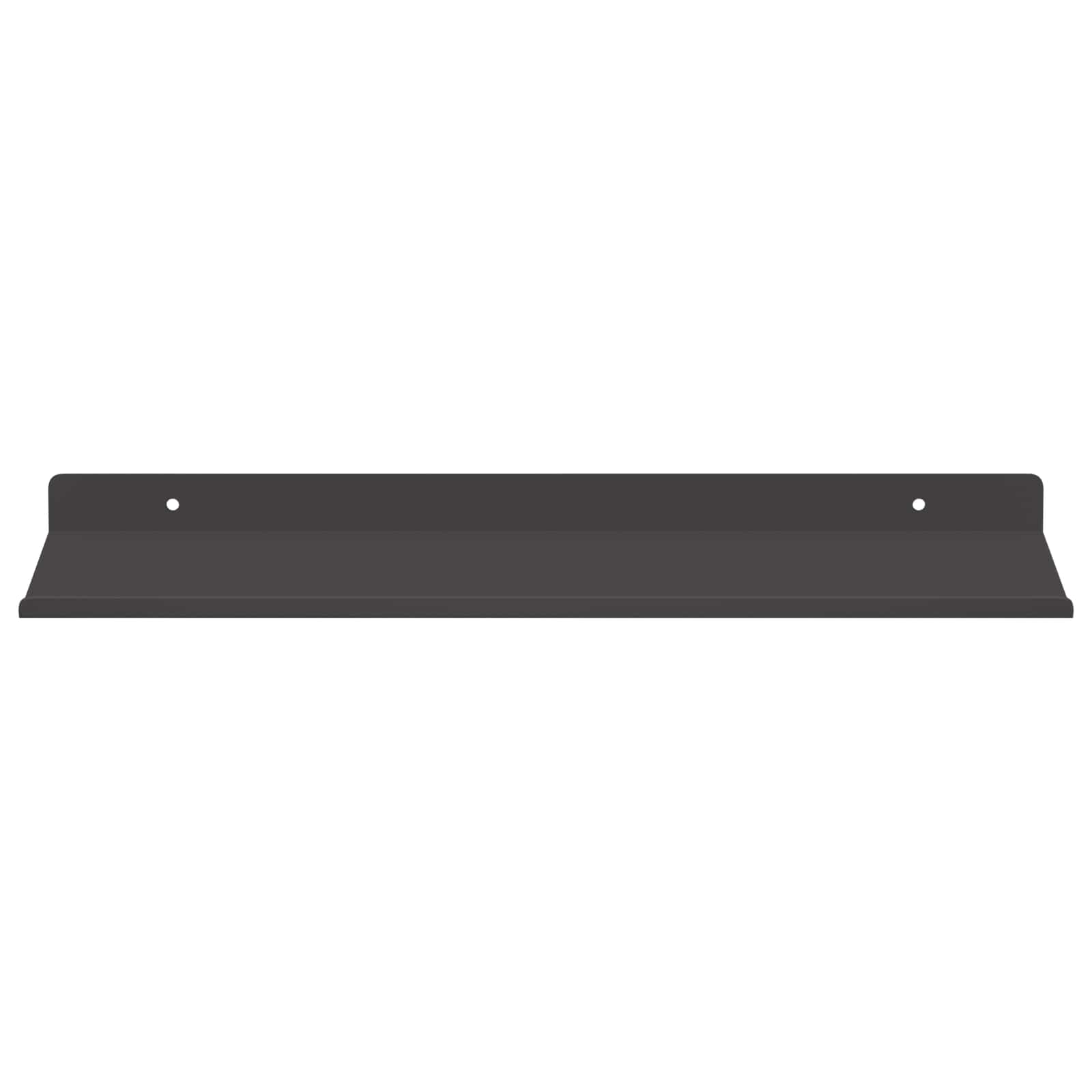 Ležeča polica 4 pcs Črna 40 x 18 x 2,5 cm Jeklo - slika 5