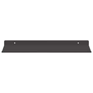 Plovoucí police Nástěnný 4 pcs Černý 40 x 18 x 2,5 cm Ocel - obrázek 5