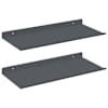 vidaXL Ujuv riiul 2 tk Antratsiit 40 x 18 x 2,5 cm Teras