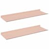 vidaXL Ujuv riiul 2 tk Roosa 60 x 18 x 2,5 cm Teras