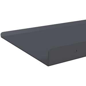 Plovoucí police Nástěnný 4 pcs Antracit 60 x 18 x 2,5 cm Ocel - obrázek 7