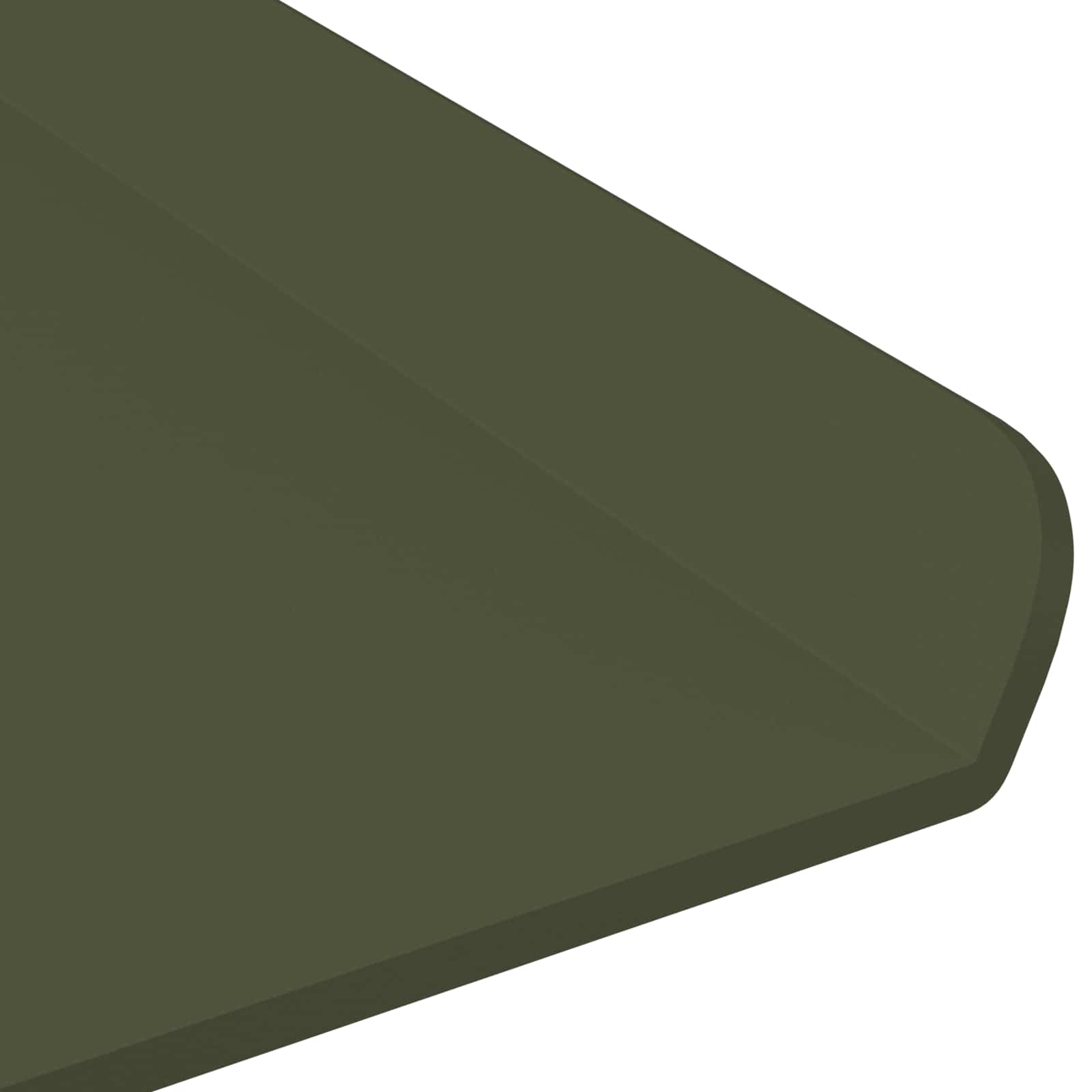 Ležeča polica 2 pcs Oljčno zelena 60 x 18 x 2,5 cm Jeklo - slika 9