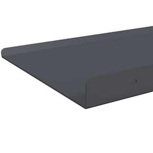 Plovoucí police Nástěnný 2 pcs Antracit 80 x 18 x 2,5 cm Ocel - obrázek 7