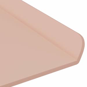 Plovoucí police Nástěnný 4 pcs Růžová 100 x 18 x 2,5 cm Ocel - obrázek 9