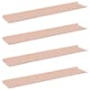 vidaXL Ujuv riiul Seinale kinnitav 4 tk Roosa 100 x 18 x 2,5 cm Teras