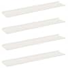 vidaXL Ujuv riiul 4 tk Valge 100 x 18 x 2,5 cm Teras