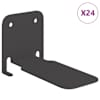 vidaXL n&auml;htamatu ujuv riiul 24 tk Must 6 x 11 x 6,5 cm