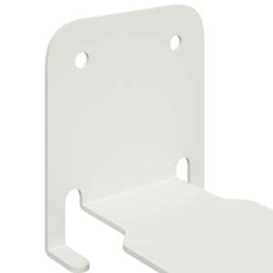 Plovoucí police s policí Nástěnný 24 pcs Bílý 6 x 10,8 x 6,6 cm - obrázek 8