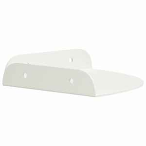 Plovoucí police s policí s úložištěm 2 pcs Bílý 15 x 15 x 2 cm - obrázek 6