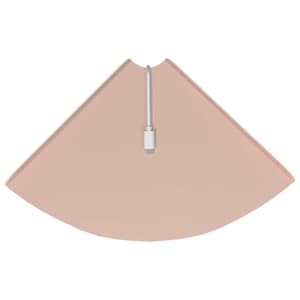 Plovoucí police s policí 2 pcs Růžová 24 x 24 x 2 cm - obrázek 9