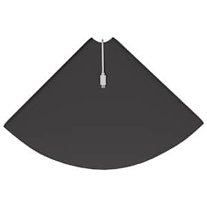 Plovoucí police s policí s úložištěm 4 pcs Černý 30 x 30 x 2 cm - obrázek 9