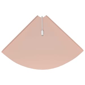 Plovoucí police s policí 2 pcs Růžová 30 x 30 x 2 cm - obrázek 9