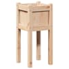 vidaXL Aia istutuspot Loodus 31 x 31 x 70 cm Toekas m&auml;nnipuit