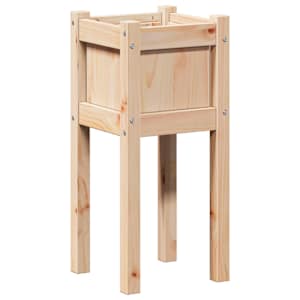 vidaXL Aia istutuspot Loodus 31 x 31 x 70 cm Toekas m&auml;nnipuit